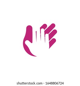 Hand Care icon Template vector illustration design