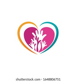 Hand Care icon Template vector illustration design