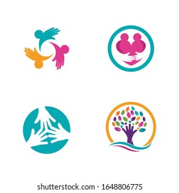Hand Care icon Template vector illustration design