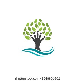 Hand Care icon Template vector illustration design