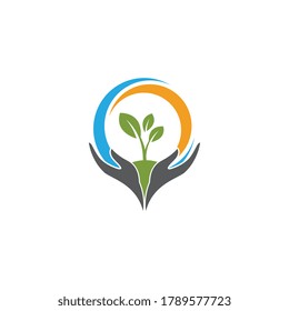 Hand Care icon Template vector illustration design