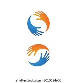 Hand Care icon Template vector illustration design