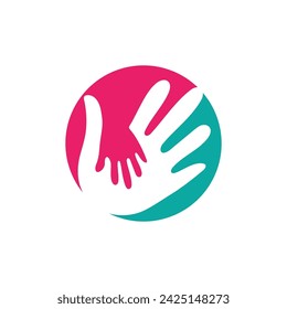 Hand Care icon Template vector illustration design