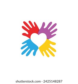 Hand Care icon Template vector illustration design