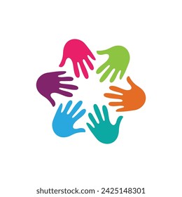 Hand Care icon Template vector illustration design