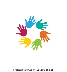 Hand Care icon Template vector illustration design