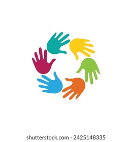 Hand Care icon Template vector illustration design