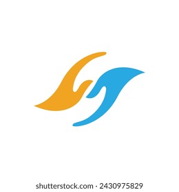 Hand Care icon Template vector illustration design