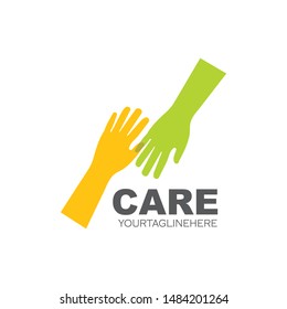 Hand Care icon vector  illutration  Business