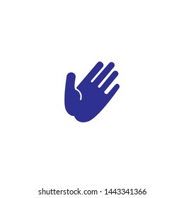 Hand care logo, adoption, network  symbols template icon