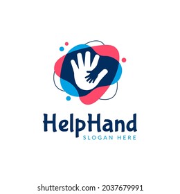 icono de diseño de logotipo de cuidado manual