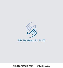 Design-Vorlage für Handpflege-Logo. Handpflege, Vektorsymbol