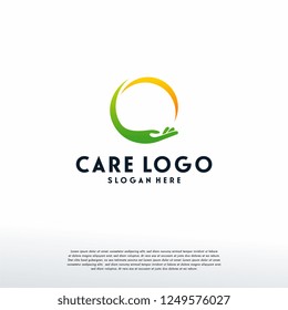 Hand Care logo designs template, Charity logo symbol, Logo symbol icon