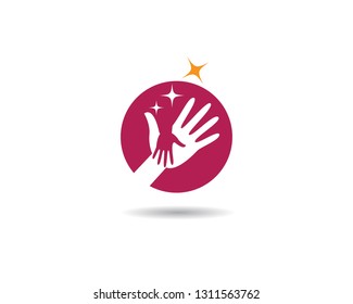 Hand care logo icon