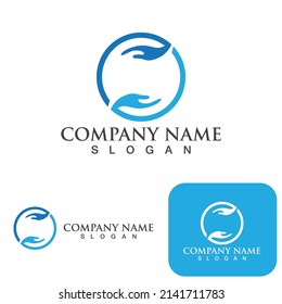 Hand Care Logo And Symbol Vector Template