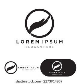 Hand care logo and symbol vector template