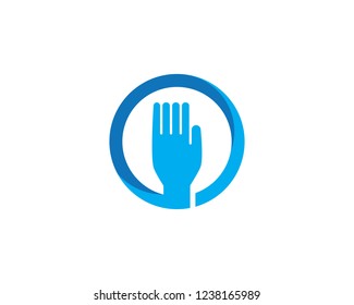 Hand Care Logo Template