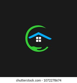 Hand care logo template icon design. Foundation vector illustration business