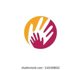 Hand Care Logo Template vector icon Business