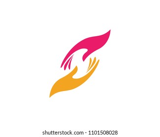 Hand Care Logo Template vector icon Business