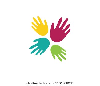 Hand Care Logo Template vector icon Business