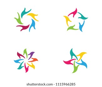 Hand Care Logo Template vector icon Business