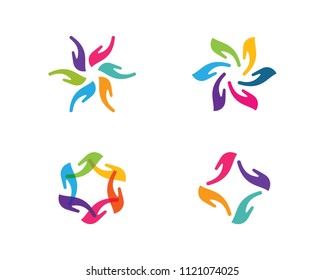 Hand Care Logo Template vector icon Business