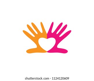 Hand Care Logo Template vector icon Business