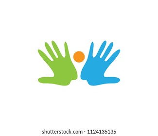 Hand Care Logo Template vector icon Business