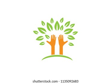 Hand Care Logo Template vector icon Business