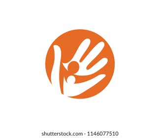 Hand Care Logo Template vector icon Business