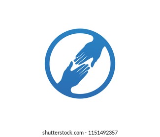 Hand Care Logo Template vector icon Business