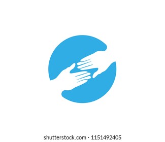 Hand Care Logo Template vector icon Business
