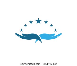 Hand Care Logo Template vector icon Business