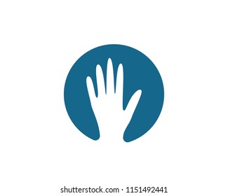 Hand Care Logo Template vector icon Business