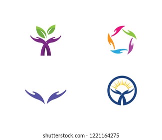 Hand Care Logo Template vector icon Business