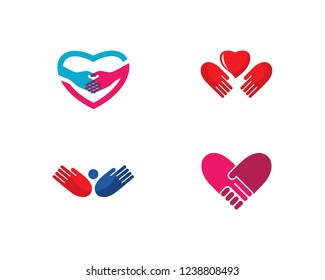 Hand Care Logo Template vector icon Business