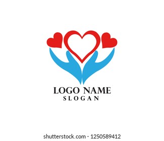 Hand Care Logo Template vector icon Business