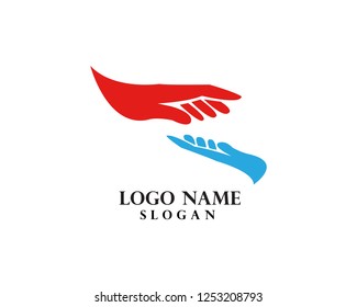 Hand Care Logo Template vector icon Business