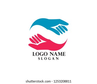 Hand Care Logo Template vector icon Business