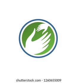 Hand Care Logo Template vector icon design modern