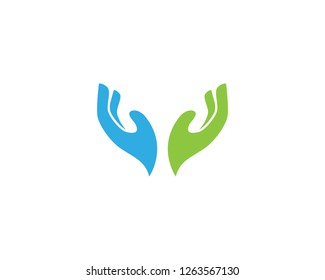 Hand Care Logo Template vector icon Business
