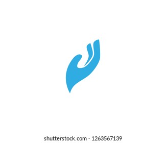 Hand Care Logo Template Vector Icon Business