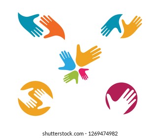 Hand Care Logo Template Vector Icon Business