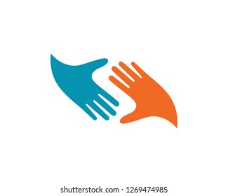 Hand Care Logo Template vector icon Business