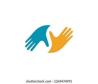 Hand Care Logo Template vector icon Business