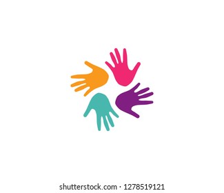 Hand Care Logo Template vector icon Business