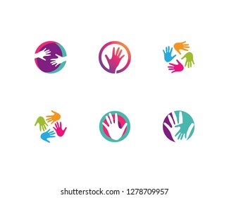 Hand Care Logo Template vector icon Business