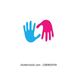 Hand Care Logo Template vector icon Business design