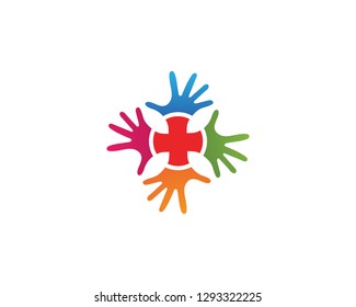 Hand Care Logo Template vector icon Business - Vector
